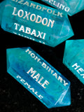 Character Creation Dice - Teal Waters II