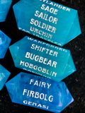 Character Creation Dice - Teal Waters I