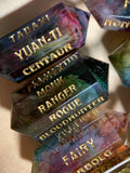 Character Creation Dice - Rainbow Jasper